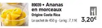 Thiriet Ananas en morceaux offre