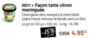 Thiriet Facon tarte citron meringuee offre