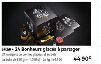 Thiriet 24 Bonheurs glacés a partager offre