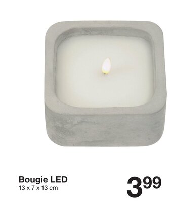 Zeeman Bougie LED offre
