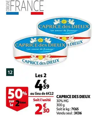 Auchan Caprice des dieux caprice des dieux offre