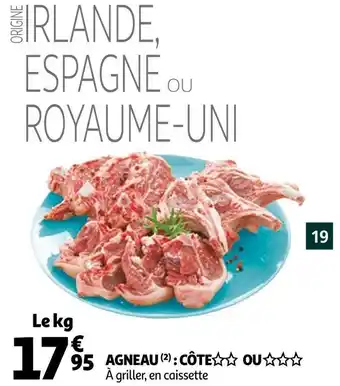Auchan Agneau : côte offre