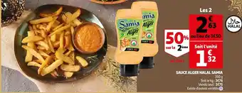 Auchan Samia sauce alger halal offre