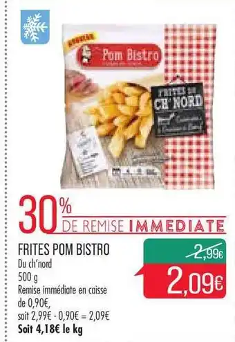 Match Frites Pom Bistro offre