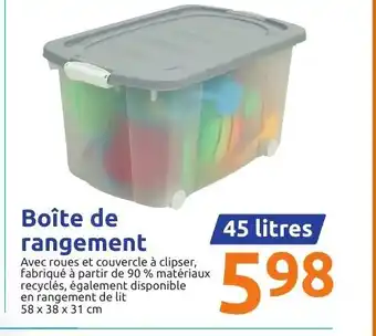 Action Boîte de rangement offre
