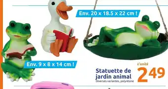 Statuette de jardin animal