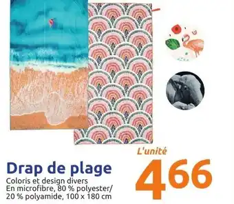 Action Drap de plage offre
