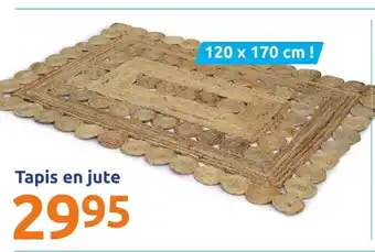 Action Tapis en jute offre