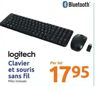 Action Clavier et souris sans fil offre