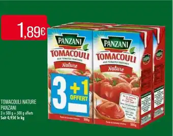 Match Tomacouli Nature Panzani offre