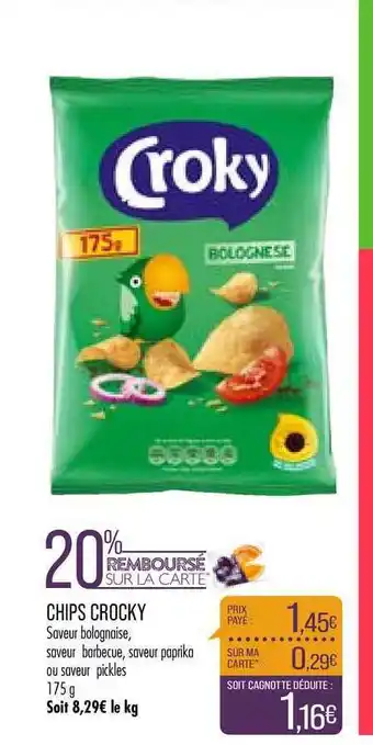 Match Chips Crocky offre