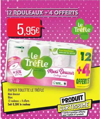 Match Papier Toilette Le Trèfle offre