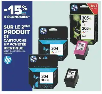 Carrefour Hp bon plan sur la cartouche de la marque hp offre