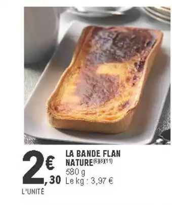 E.Leclerc La Bande Flan Nature offre