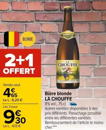 La chouffe bière blonde
