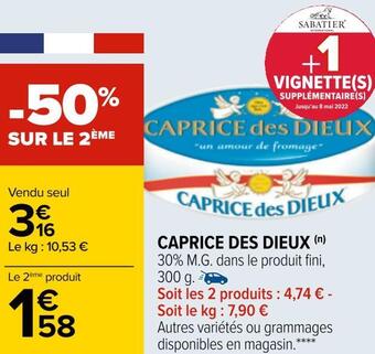 Carrefour Caprice des dieux caprice des dieux offre