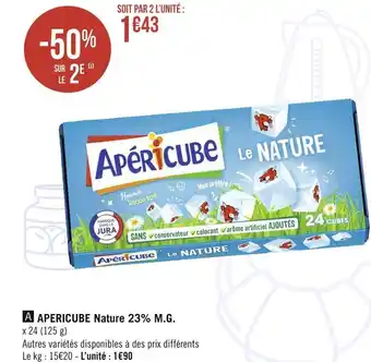 Apericube apericube nature 23% m.g