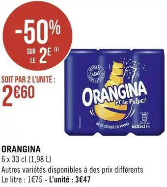 Géant Casino Orangina orangina offre