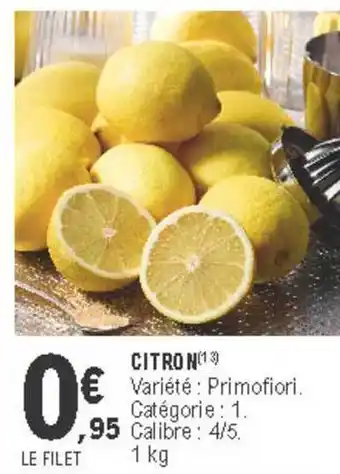 E.Leclerc Citron Primofiori offre
