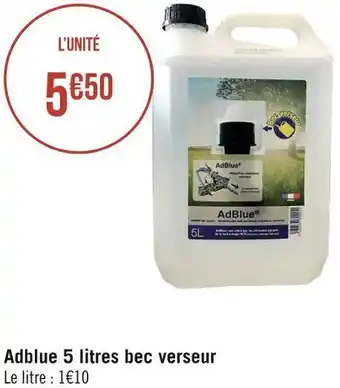 Géant Casino Adblue adblue 5 litres bec verseur offre
