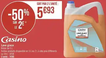 Géant Casino Casino lave glace offre