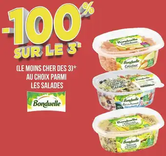 Géant Casino Bonduelle bon plan sur les salades de la marque bonduelle offre