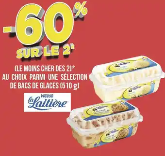 Géant Casino Nestlé bon plan une sélection de bacs de glaces (510 g) de la marque nestlé offre