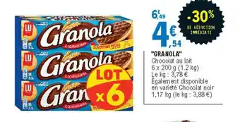 E.Leclerc Offre &quot;granola&quot; chez E Leclerc offre