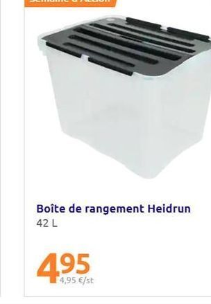 Action Boîte de rangement offre