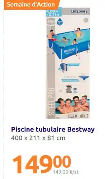 Action Piscine tubulaire 3m offre