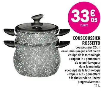 Rossetto couscoussier