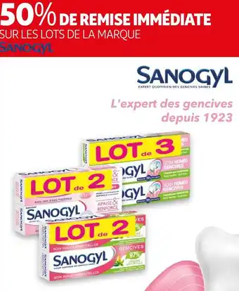 Sanogyl bon plan sur les lots de la marque sanogyl