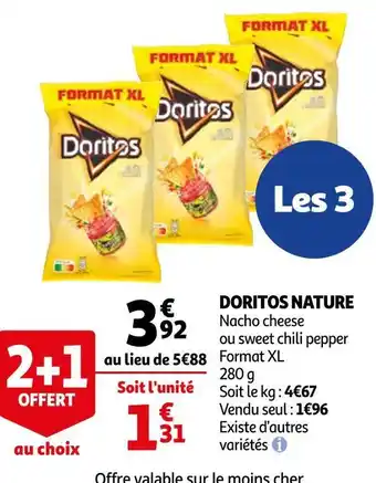 Auchan Doritos doritos nature offre