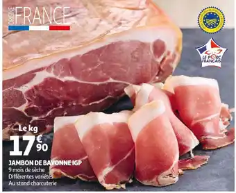Auchan Jambon de bayonne offre
