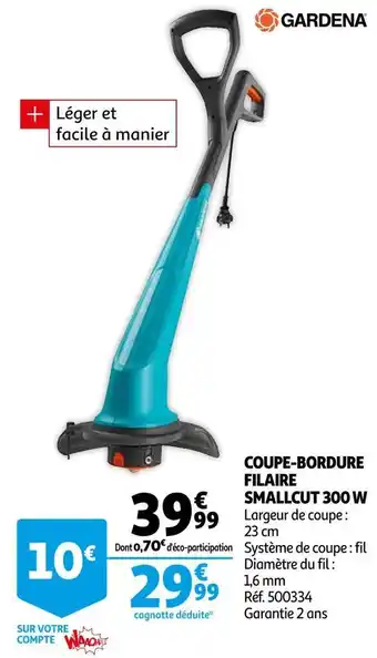 Auchan Coupe-bordure filaire smallcut 300 w offre