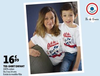 Auchan Tee-shirt enfant offre