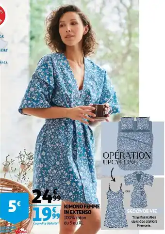 Auchan In extenso kimono femme offre