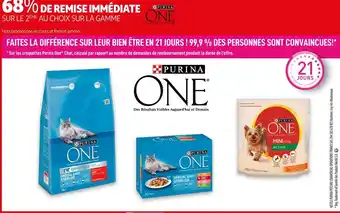 Auchan Purina bon plan sur la gamme one purina offre