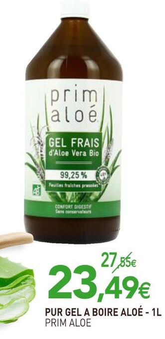 naturéO Prim aloe pur gel a boire aloé offre