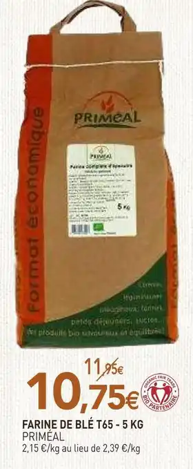 naturéO Priméal farine de blé t65 offre