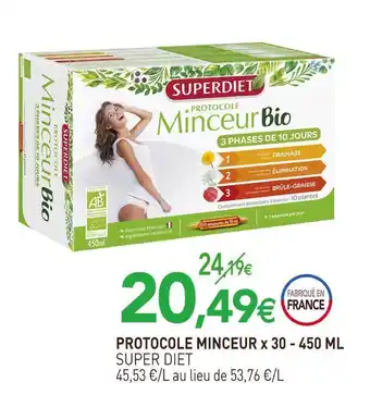 naturéO Super diet protocole minceur offre