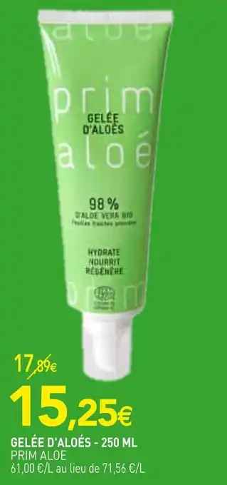 naturéO Prim aloe gelée d'aloés - 250 ml offre