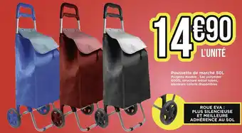 Géant Casino Poussette de marché 50l offre