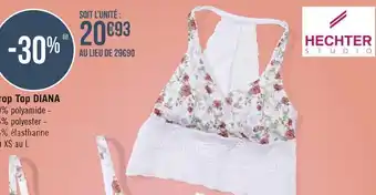 Hechter studio crop top diana