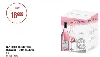 Géant Casino Domaine terra vecchia igp ile de beauté rosé offre