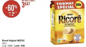Géant Casino Nestle ricoré original offre