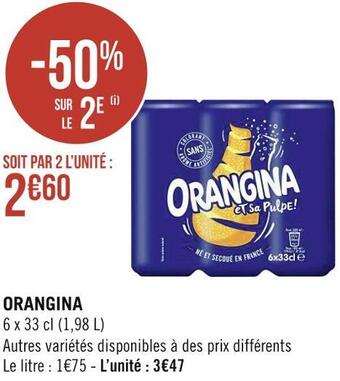 Géant Casino Orangina orangina offre