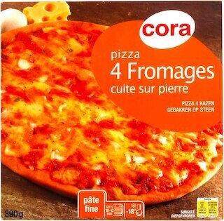 Match Cora pizza cuite sur pierre offre