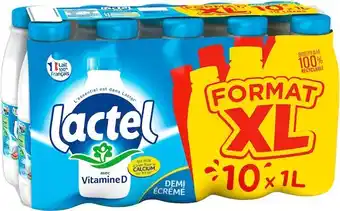 Match Lactel lait demi-écrémé uht offre
