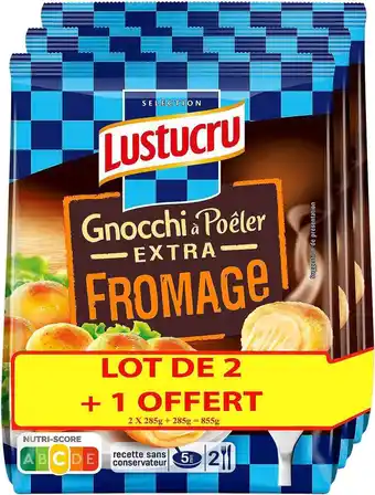 Match Lustucru gnocchi à poêler offre
